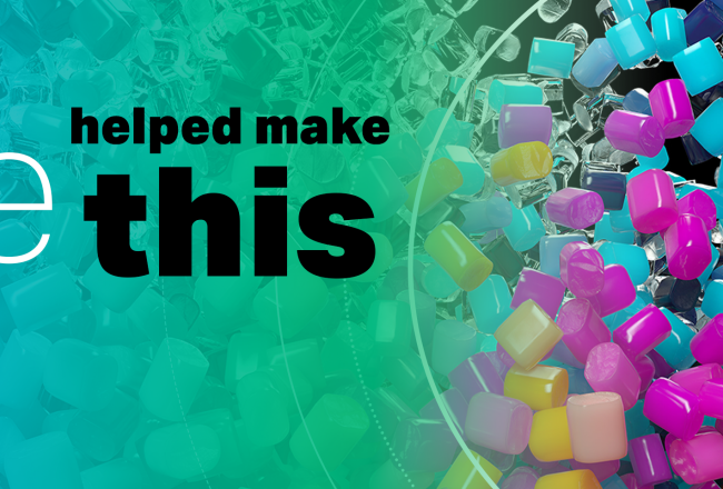 We helped make this campaign banner with rainbow color background