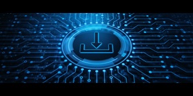 Download symbol with electronic components