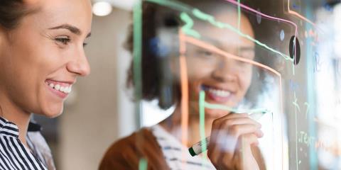Women developing ideas