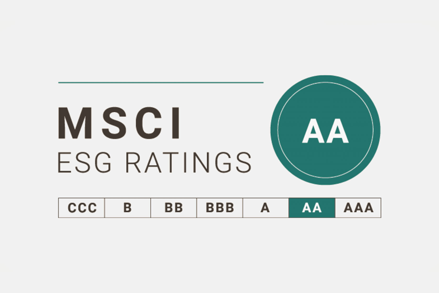 MSCI ESG Rating "AA"