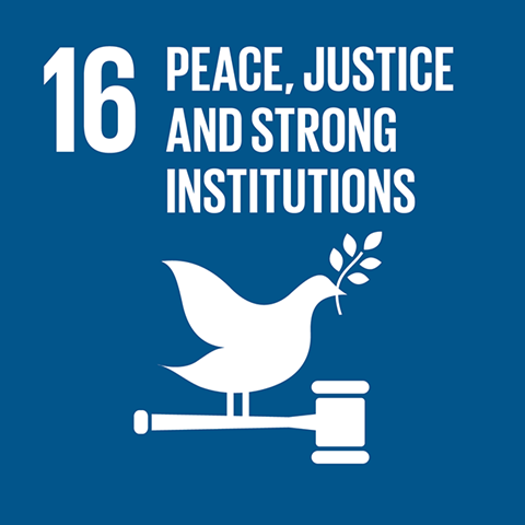 UNSDG Goal 16: Peace Justice Strong Institutions